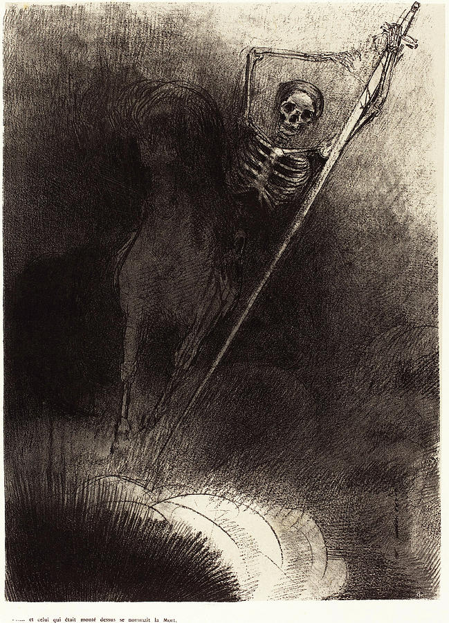 Odilon Redon French, 1840 - 1916, Et Celui Qui était Drawing by Quint ...