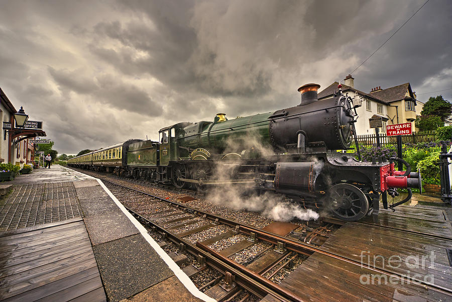 Train Photograph - Odney Manor at Blue Anchor  by Rob Hawkins