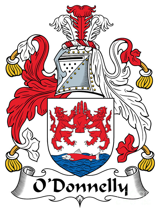 ODonnelly Coat of Arms II Irish Digital Art by Heraldry - Pixels