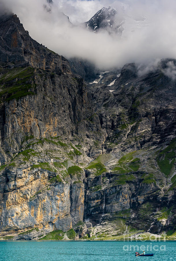 Oeschinensee Mountain - Bernese Alps - Switzerland Photograph by Gary Whitton
