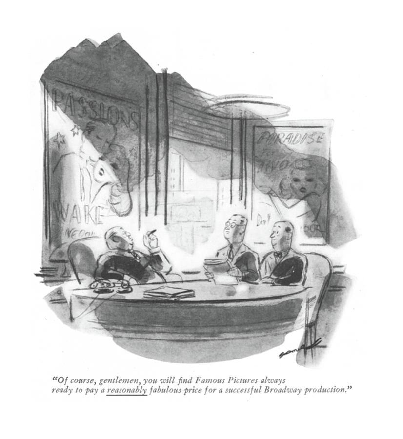 Of Course, Gentlemen, You Will ?nd Famous Drawing by Leonard Dove