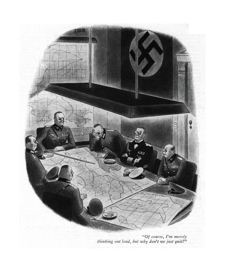 Of Course, Im Merely Thinking Out Loud, But Why Drawing by Richard Taylor Of Course, Im Merely Thinking Out Loud, But Why Drawing by Richard Taylor
