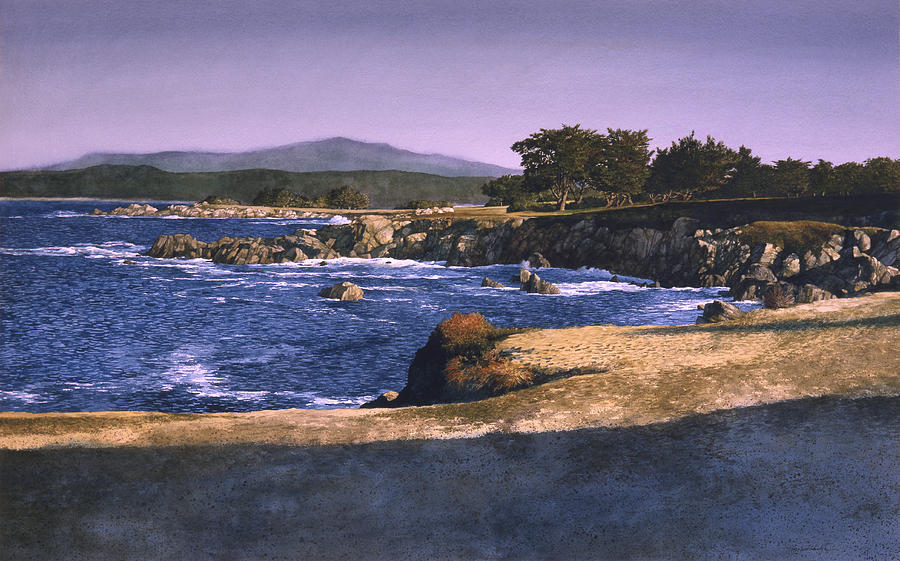 Off Monterey Painting by Tom Wooldridge