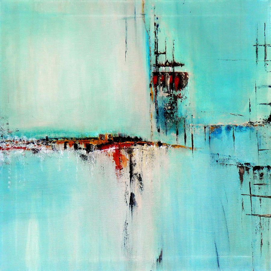 Off Shore by Elwira Pioro Painting by Tom Fedro