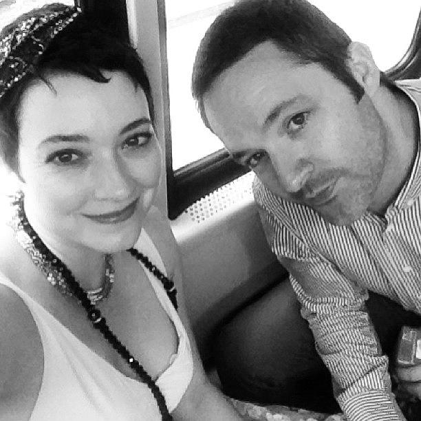 Off To The Wedding, On The Lirr! Photograph by Susan Gross