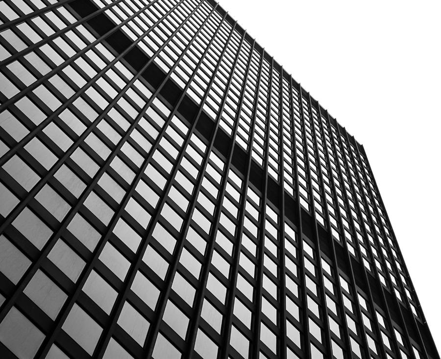 Architecture Photograph - Office Building Facade by Valentino Visentini