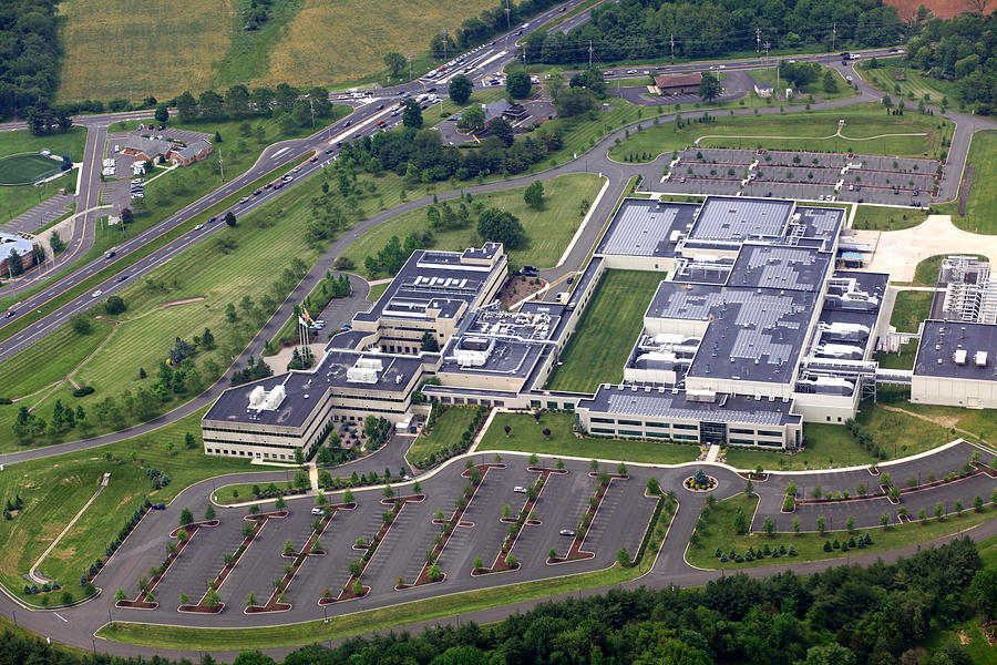 Office Park Aerial Photograph by DougSchneiderPhoto