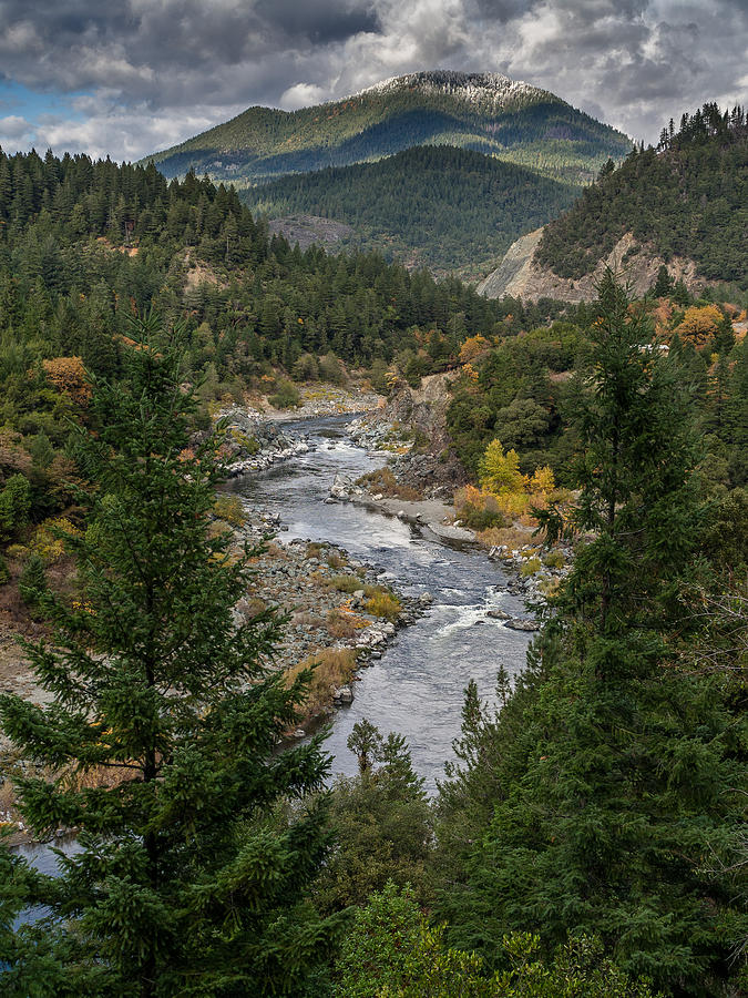 Offield Mountain and Klamath River Photograph by Greg Nyquist