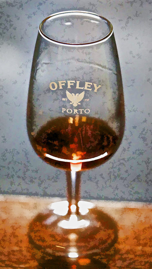 Offley Port Wine Glass Photograph by David Letts