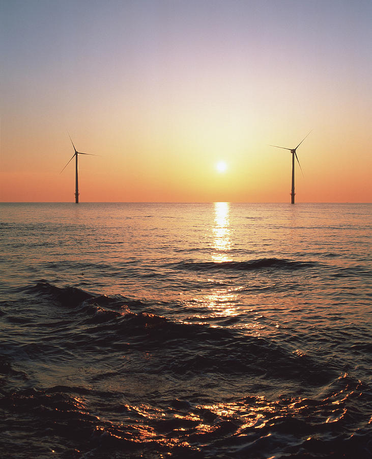 Offshore Wind Farm Photograph by Martin Bond/science Photo Library