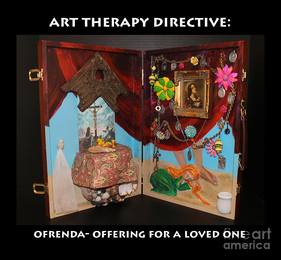 Ofrenda art therapy directive Relief by Anne Cameron Cutri