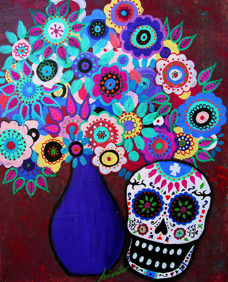 Ofrenda De Flores Painting by Pristine Cartera Turkus