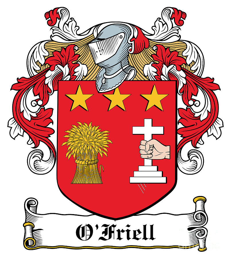 OFriell Coat of Arms Donegal Digital Art by Heraldry | Pixels