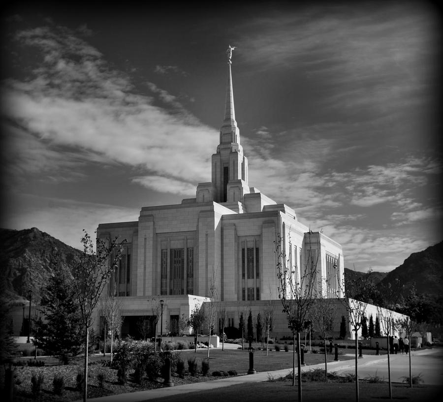 Ogden Utah LDS Temple Photograph by Nathan Abbott