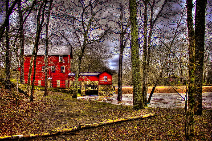 Historic Ogeechee Mill Ogeechee River Hancock County Art Photograph by Reid Callaway