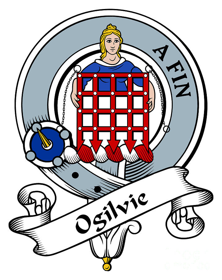 Ogilvie Clan Badge Digital Art by John Lehman - Pixels