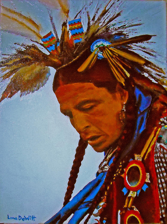 Oglala Lakota Painting by Lane DeWitt Fine Art America
