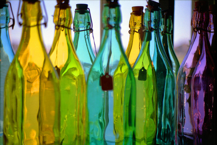 Bottle Photograph - Ogunquit Bottles by Bruce Rolff