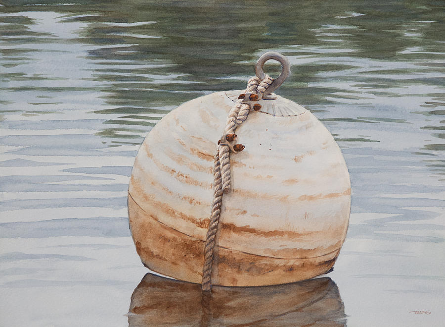 Boat Painting - Oh Buoy by Christopher Reid