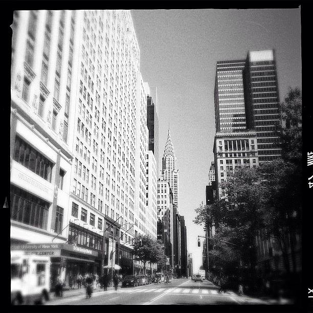 Oh Hello Chrysler Building #inthahood Photograph by Doodle Hedz