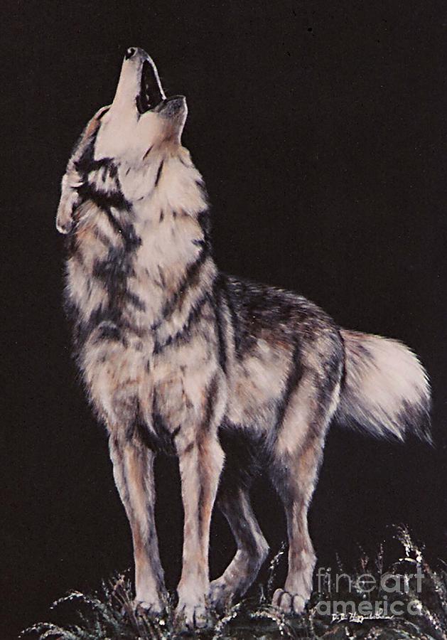 Wildlife Painting - Oh No....Coyote Art by DiDi Higginbotham