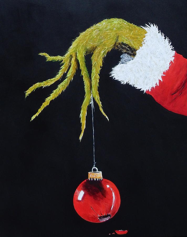 Christmas Painting - Oh Oh by Betty-Anne McDonald