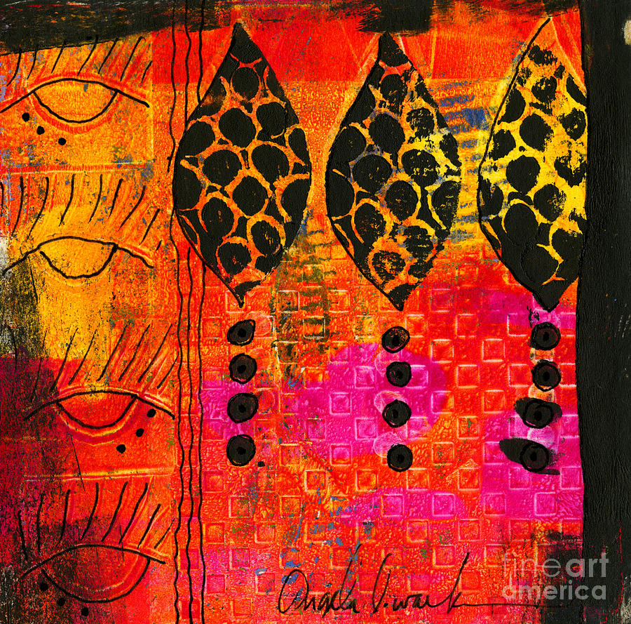 Abstract Painting - Oh So HOT by Angela L Walker