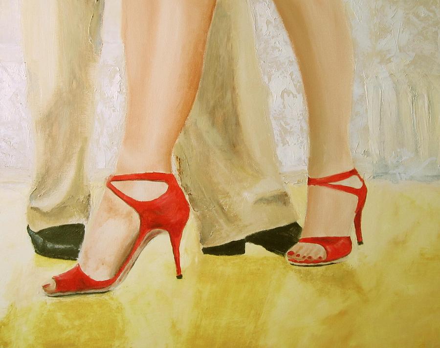 gym red shoe paint