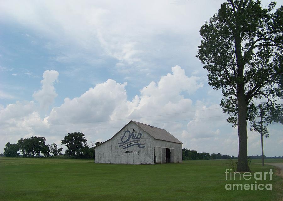 Ohio bicentennial Barn - Pickaway County Photograph by Charles Robinson