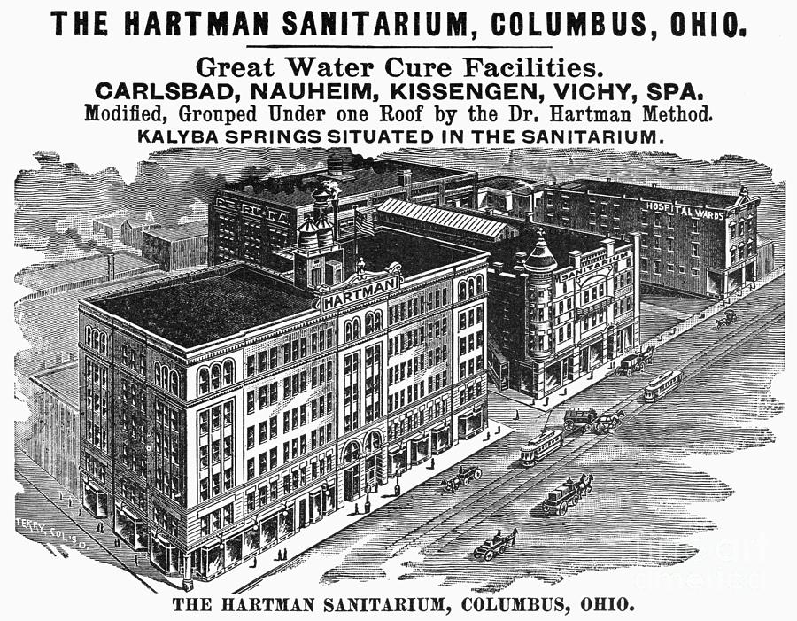 Ohio Sanitarium, 1901 Photograph by Granger