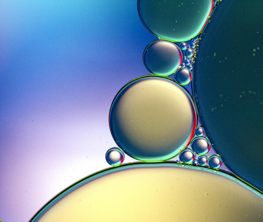 Oil and Water 1 Photograph by Rebecca Cozart