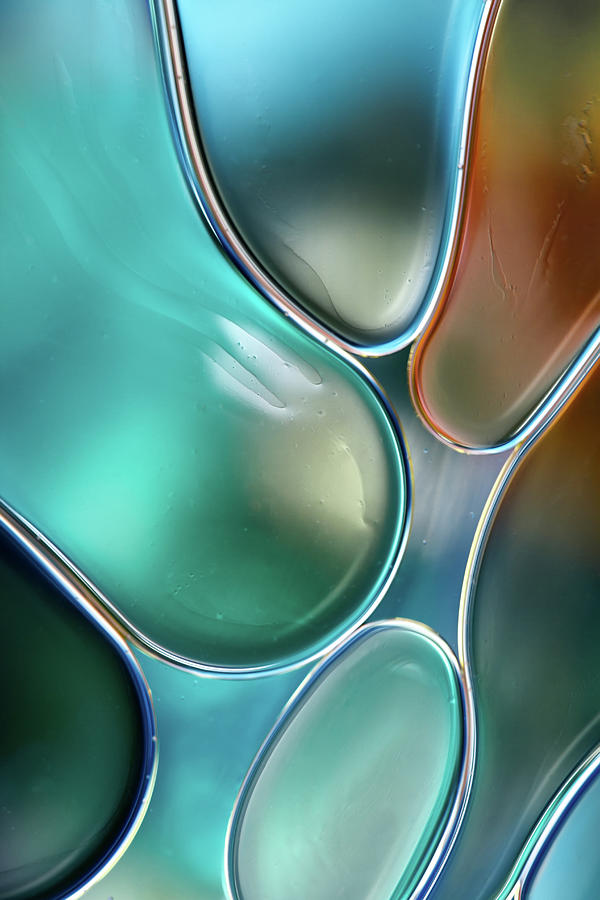 Oil And Water Abstract Photograph by Mandy Disher Photography