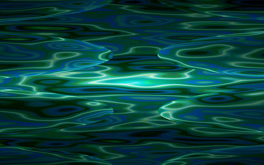 Oil and Water Digital Art by Gary Blackman