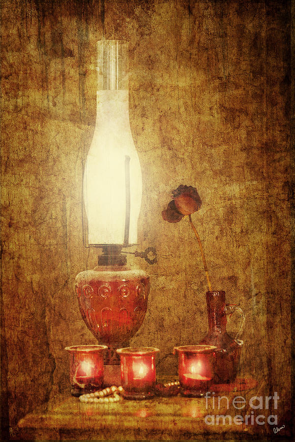 Oil Lamp Photograph by Alana Ranney