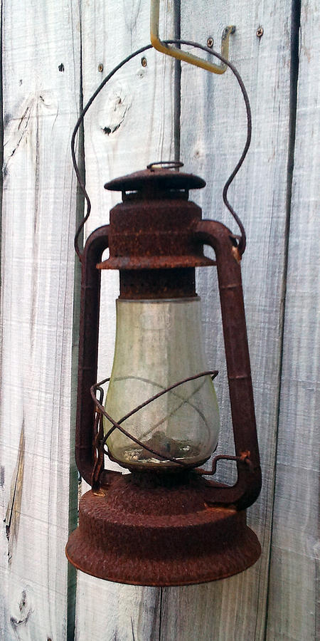 Oil Lamp Photograph by Steve Sperry