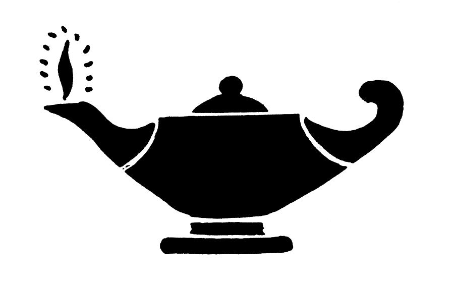 Oil Lamp Symbol Drawing by Granger