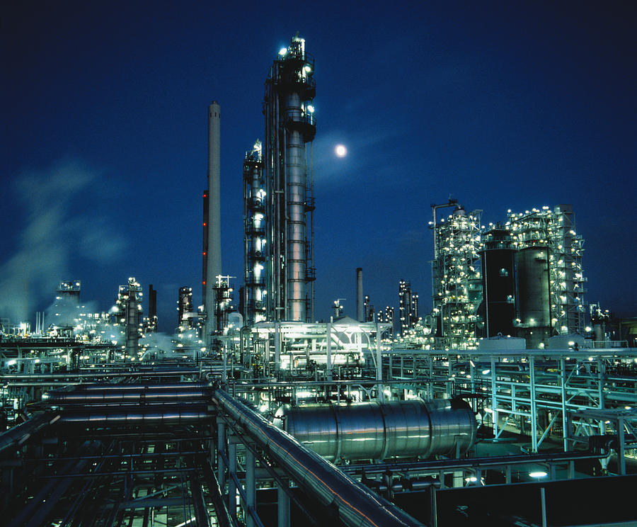 Oil Refinery Photograph by Benelux Press B.V.