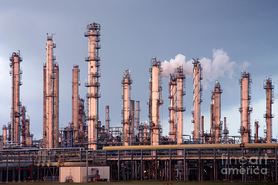 Oil Refinery In Corpus Christi Tx Photograph by Bill Cobb