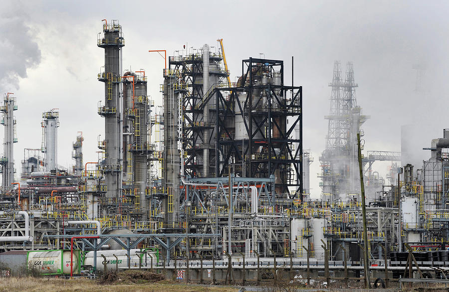 Oil Refinery Photograph by Public Health England - Pixels