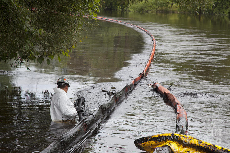 Oil Spill Photograph by Jim West