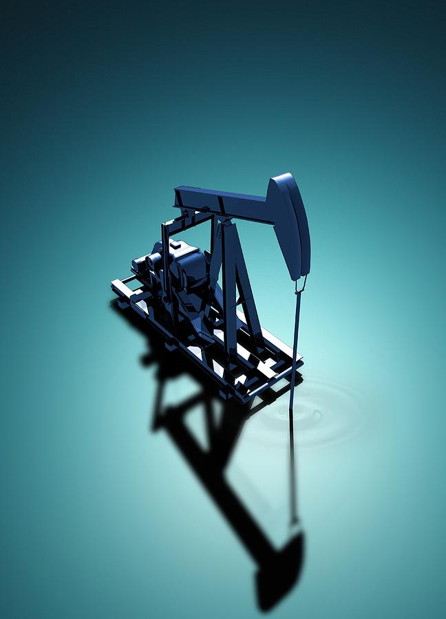 Oil Well Pump Photograph by Victor Habbick Visions