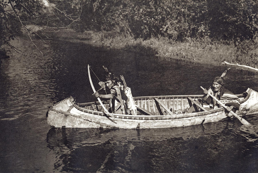 Ojibwas Hunting Photograph by Underwood Archives