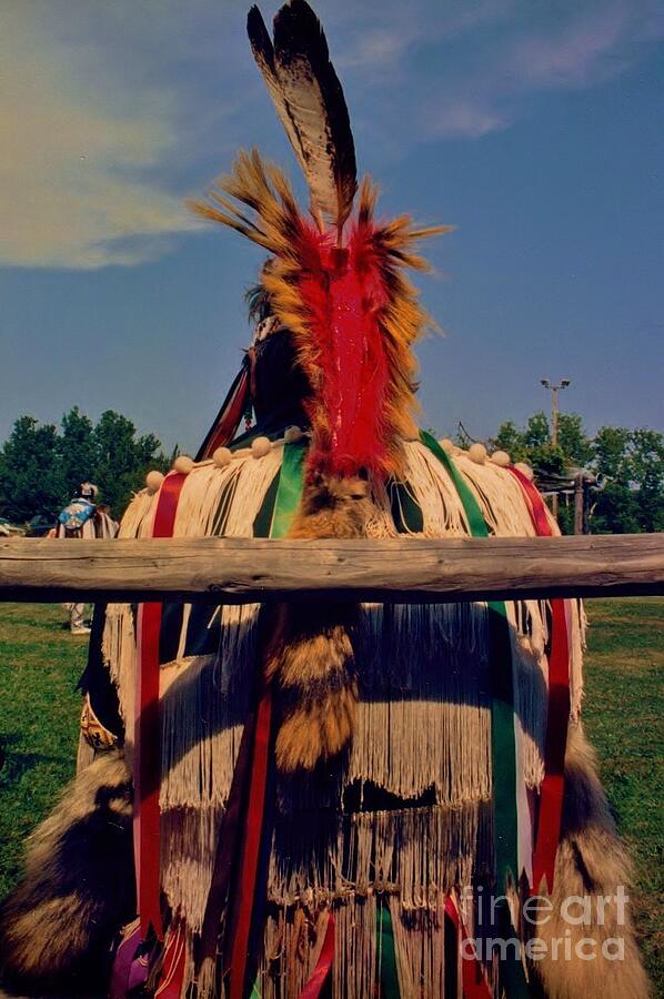 Ojibwe Elder's Costume Grand Portage Pow Wow Photograph by Rory Cubel