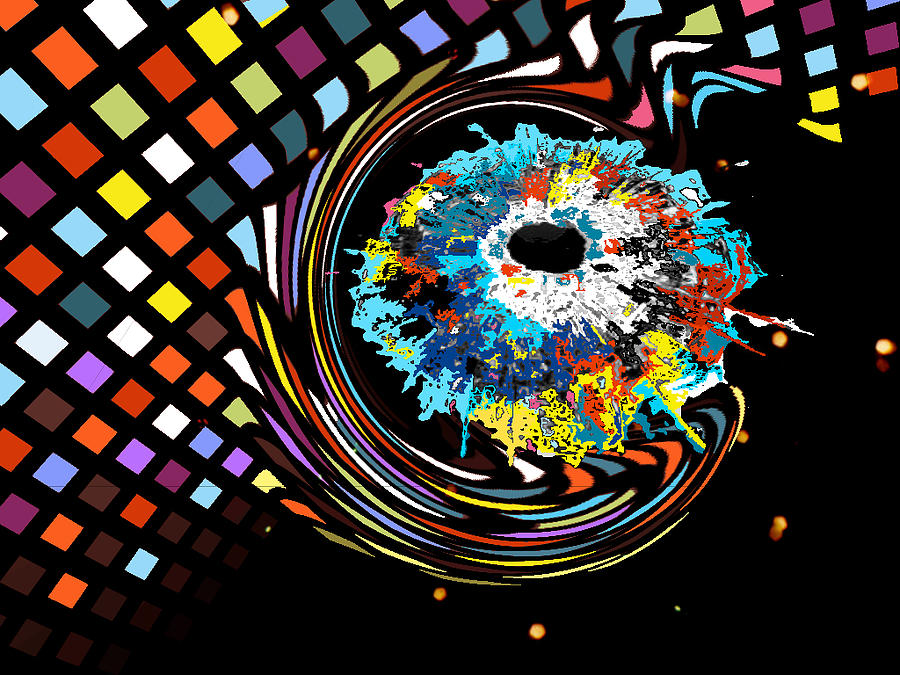 Abstract Digital Art - Spiral eye by Ricardo Mester