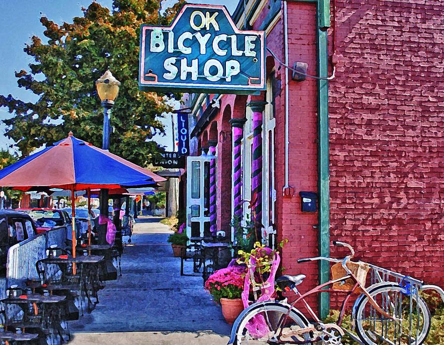 OK Bike Horizontal Digital Art by Michael Thomas