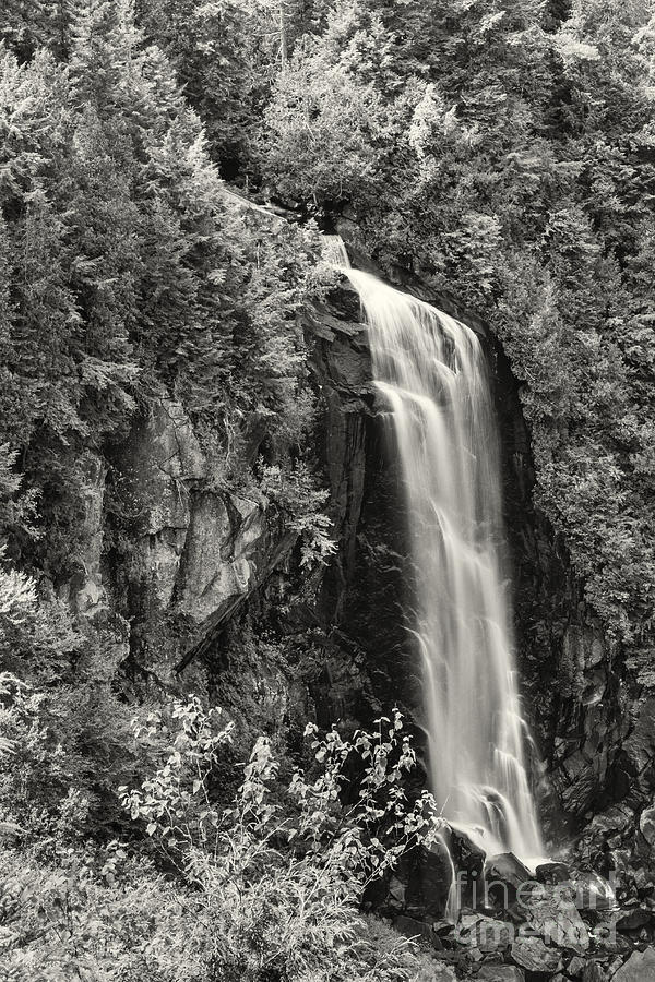 OK Slip Falls Black and White Photograph by Colin D Young