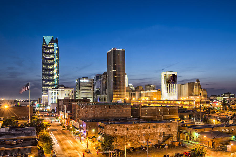 Oklahoma City Skyline Photograph