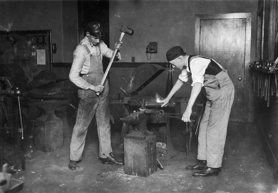 Oklahoma Forge, 1917 Photograph by Granger