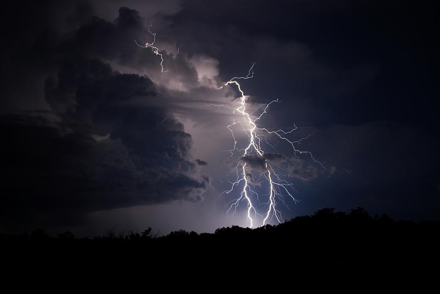 Oklahoma Lightning Photograph by Christopher Kerr | Fine Art America