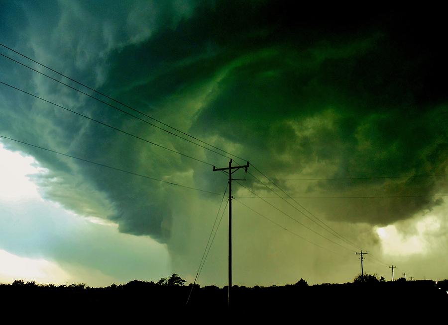 Oklahoma Mesocyclone Photograph by Ed Sweeney